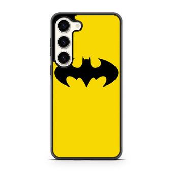 Batman Logo in Yellow Samsung Galaxy S23 | S23+ Case