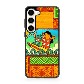 Lilo And Stitch Hawaiian Art Samsung Galaxy S23 | S23+ Case