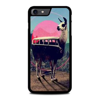 llama retro bus iPhone SE 2022 Case llama retro bus iPhone SE 2022 Case