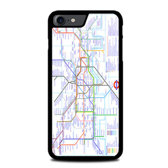 new york map iPhone SE 2022 Case