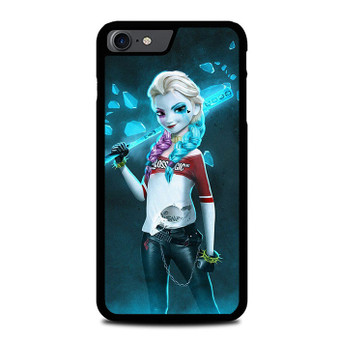 Princess Elsa With Harley Quinn Dress iPhone SE 2022 Case