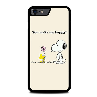 Snoopy You MAke me Happy iPhone SE 2022 Case