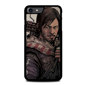 The Walking Dead Daryl Dixon Artwork iPhone SE 2022 Case