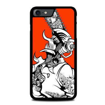 Denji In Red Art iPhone SE 2022 Case