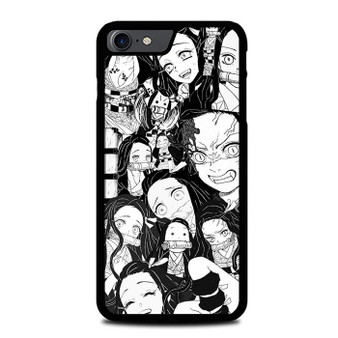 Nezuko Demon Slayer Collage iPhone SE 2022 Case