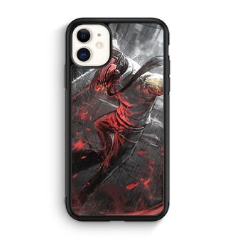 Denji Devil Mode in Rain iPhone 12 Series Case