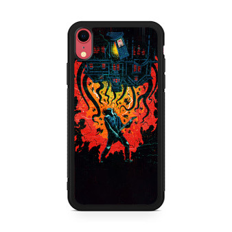 Stranger Things Eddie Munson Playing Guitar iPhone XR Case