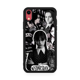 Wednesday The Addams Familly Collage iPhone XR Case