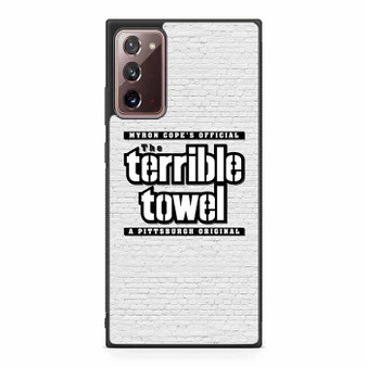 The Terrible Towel Pittsburgh Steelers in Brick Samsung Galaxy Note 20 5G Case