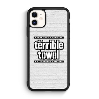 The Terrible Towel Pittsburgh Steelers in Brick iPhone 11 Case