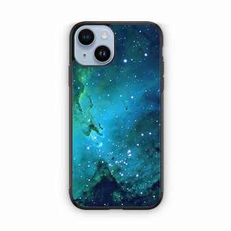 Green Galaxy Mliky Way.jpg iPhone 14 Case