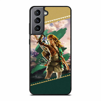 The Legend of Zelda Tears of the Kingdom Link Art Samsung Galaxy S21 FE 5G Case