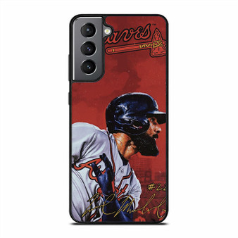 Atlanta Braves Number 22 Samsung Galaxy S21 5G Case