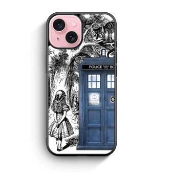 alice tardis sketch iPhone 15 Case