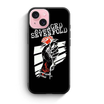 Avenged Sevenfold Rose iPhone 15 Case