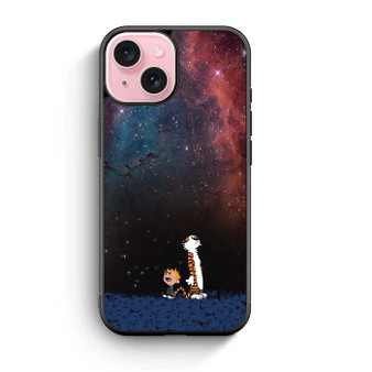 Calvin and Hobbes Nebula iPhone 15 Case