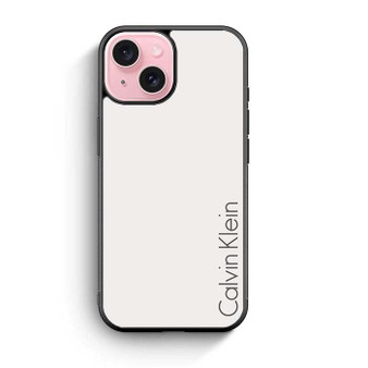 Calvin Klein White Bone iPhone 15 Case