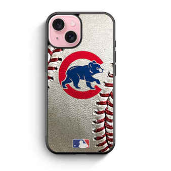 chicago cubs bear logo Ball iPhone 15 Case