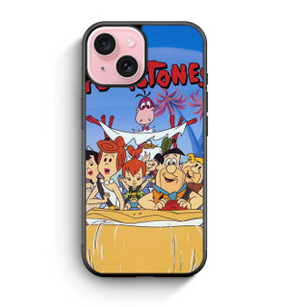 Flintstones cartoon iPhone 15 Case