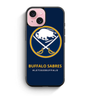 NHL Buffalo Sabres Lets Go iPhone 15 Case