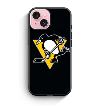 Pittsburgh Penguins Black iPhone 15 Case