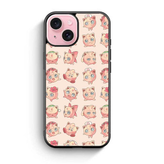 Pokemon Jigglypuff collage iPhone 15 Case