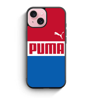 Puma Red Blue iPhone 15 Case