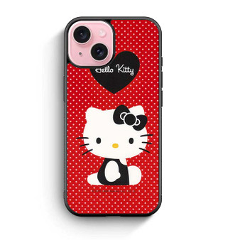 Red Hello Kitty iPhone 15 Case