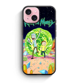 rick and morty portal iPhone 15 Case