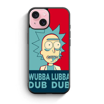 Rick and Morty Wubba Lubba Dub Dub 2 iPhone 15 Case