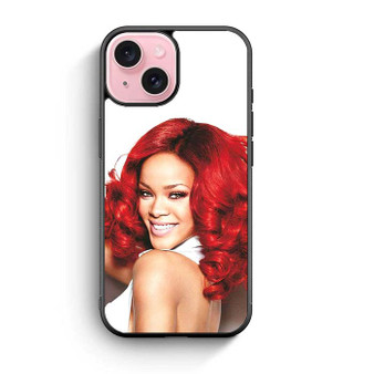 Rihanna Pink Hair iPhone 15 Case