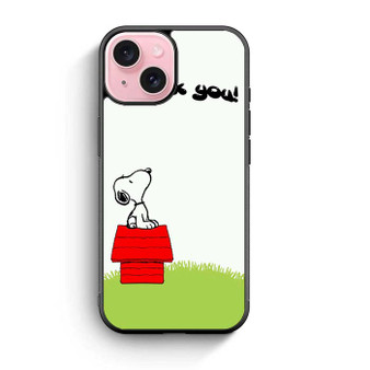 Snoopy Thank You iPhone 15 Case