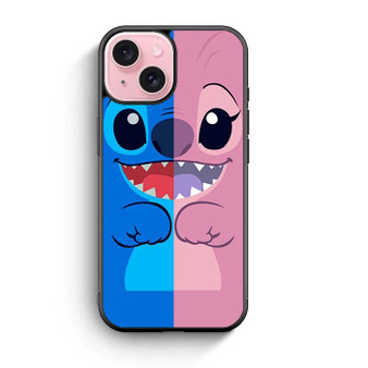 Stitch and his friend iPhone 15 Case