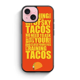 Tacos Quotes iPhone 15 Case