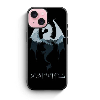 The Elder Scroll of Skyrim a Dragon Born iPhone 15 Case