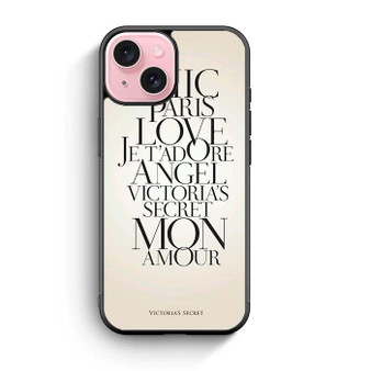 Victoria's Secret Quotes iPhone 15 Case