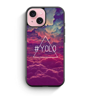 Yolo Colorful Sky iPhone 15 Case