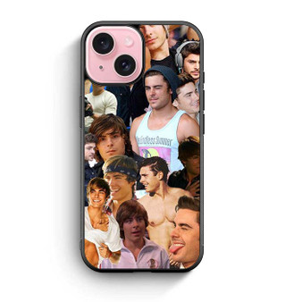 Zac Efron Collage iPhone 15 Case