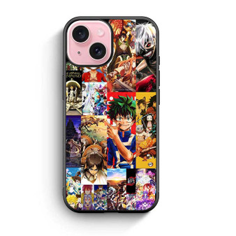 Good Anime Collage Colorful iPhone 15 Case