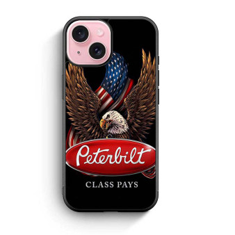 Peterbilt Eagle flag iPhone 15 Case