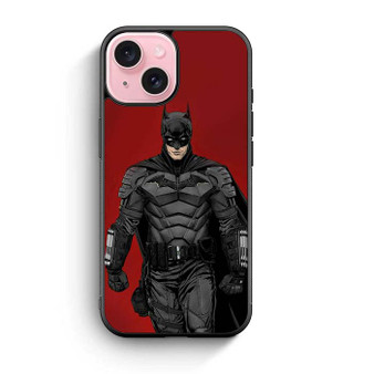The Batman in Red iPhone 15 Case