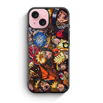 Naruto Shippuden Collages iPhone 15 Case
