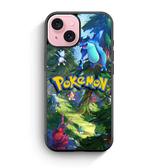 Pokemons in the Forest iPhone 15 Case
