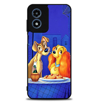 Lady And The Tramp Dinner Motorola Moto G Play 2024 Case