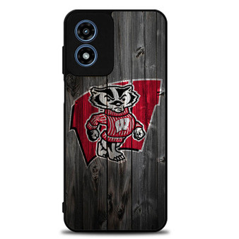 Wisconsin Badgers American Football 2 Motorola Moto G Play 2024 Case
