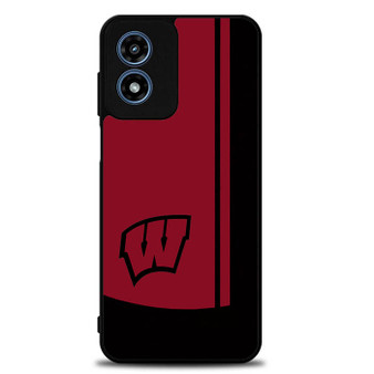 Wisconsin Badgers American Football 4 Motorola Moto G Play 2024 Case