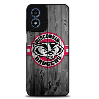 Wisconsin Badgers American Football 7 Motorola Moto G Play 2024 Case