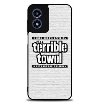 The Terrible Towel Pittsburgh Steelers in Brick Motorola Moto G Play 2024 Case