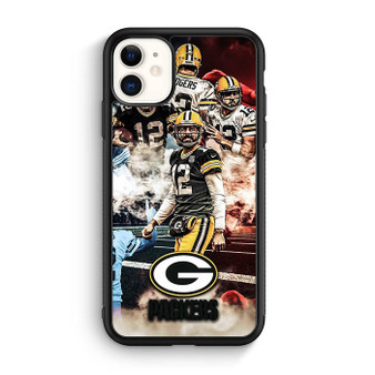 Green Bay Packers Aaron Rodgers Collage iPhone 11 Case