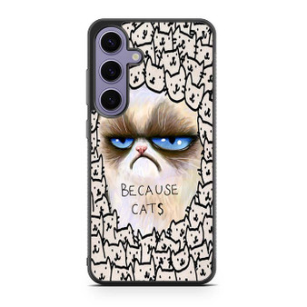 because grumpy cat Samsung Galaxy S24 | S24+ Case